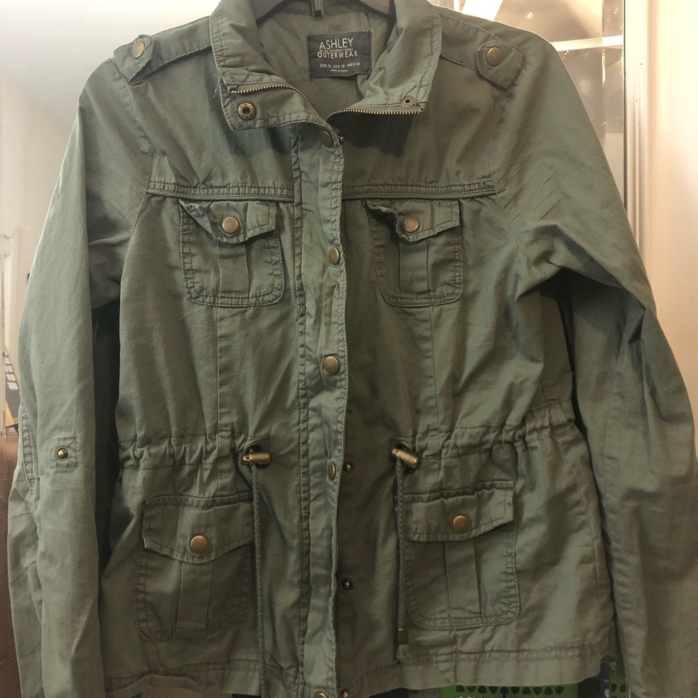 Army green jacket